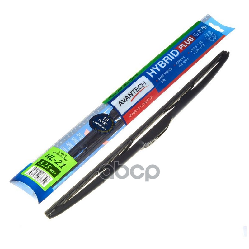 Щетка стеклоочистителя гибридная на левый руль Avantech Hybrid 525мм ( 21'' )