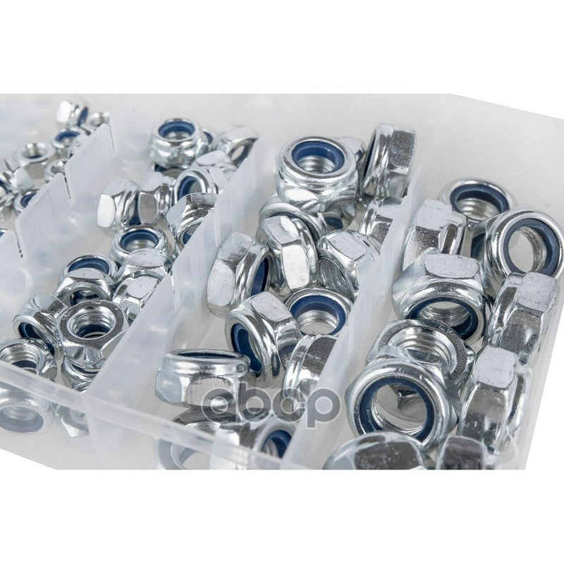 Набор гаек самоконтрящихся с нейлоновой вставкой 146пр. ARNEZI R8020125