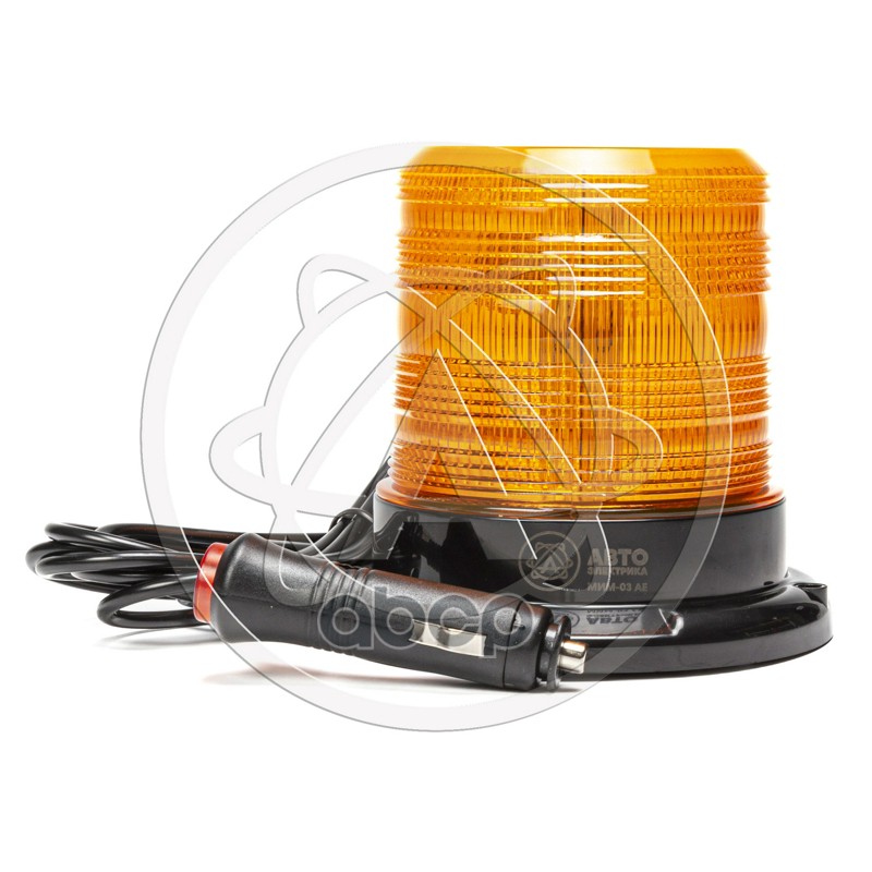 Маяк импульсный 12/24V (30 светодиодов) на магните желтый AVTOELECTRICA