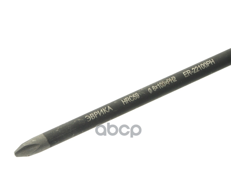 Отвертка крестовая PH 2.0х100мм магнитная (сталь S2) с держателем ЭВРИКА