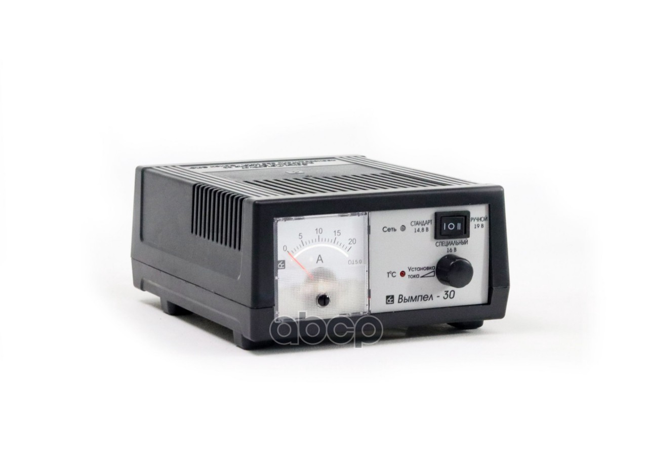 Устроиство зарядное Вымпел 12V 0-18A Вымпел-30 (автомат., стрелочныи адаптер,