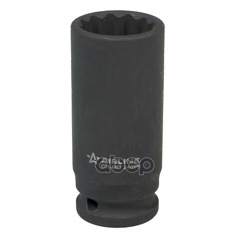 Головка ударная торцевая 1/2 DR двенадцатигранная 24мм L=78мм