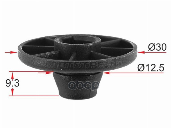 Клипса крепления коврика салона VAG (Продажа по 10шт) Sat арт. ST-M12526