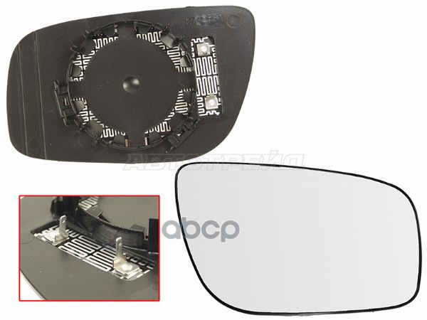 Полотно зеркала Mercedes-Benz E-Class 06-09 (Справа/ Обогрев/ асферическое) Sat арт. ST-121-0052