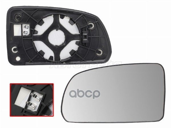 Полотно зеркала Kia Rio 05-09 (Слева/ Обогрев) Sat арт. ST-KA46-940G-2