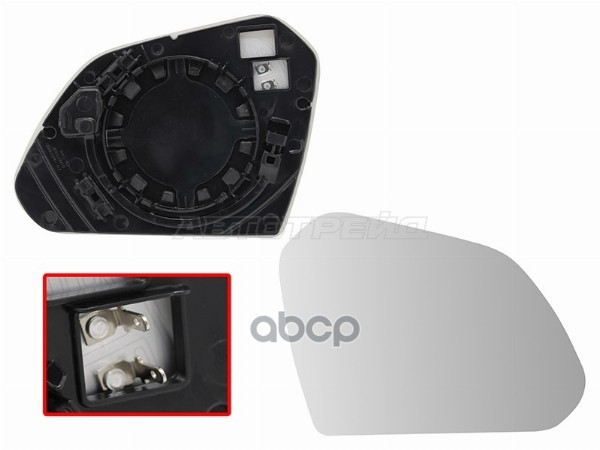 Полотно зеркала Hyundai Sonata 14-19 (Справа/ Обогрев) Sat арт. ST-HN26-940G-1