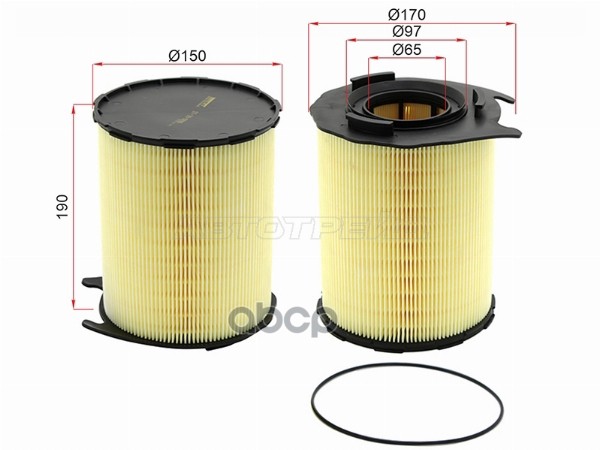 Фильтр воздушный Mercedes-Benz A-Class 12-18 / CLA-Class 13-19 Sat арт. ST-39-0098