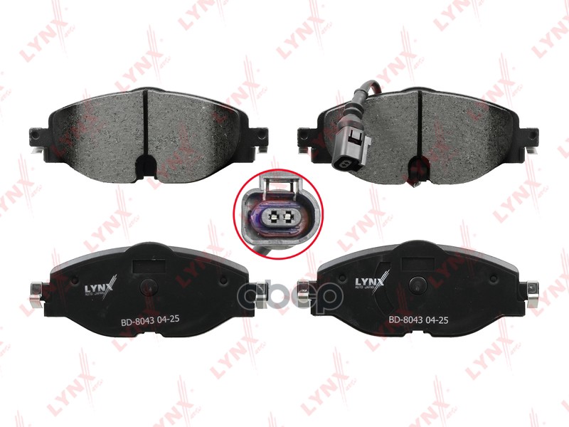 BD-8043 Колодки тормозные LYNXauto LYNXauto арт. BD-8043