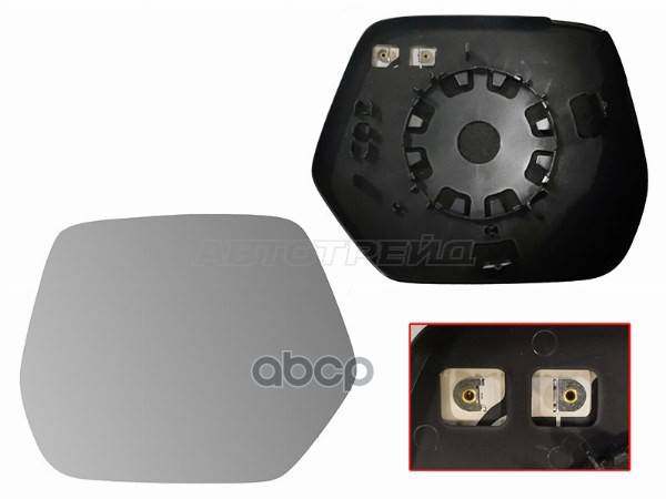 Полотно зеркала Honda CR-V 11-18 (Слева/ Обогрев/ асферическое) Sat арт. ST-HD68-940G-2