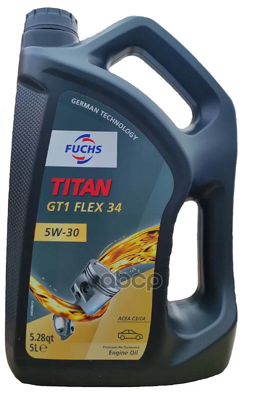 Масло TITAN GT1 FLEX 34 5W-30 5L FUCHS арт. 601889035