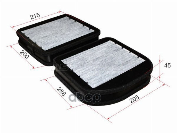 Фильтр салонный Mercedes-Benz E-Class 95-03 / S-Class 98-05 Sat арт. ST-A2108301118