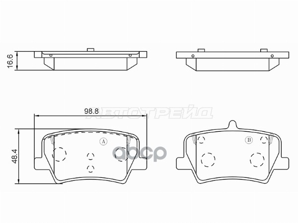 Колодки тормозные (Сзади) Geely Tugella 19- / Monjaro 21- BAIKOR арт. BKBR0079