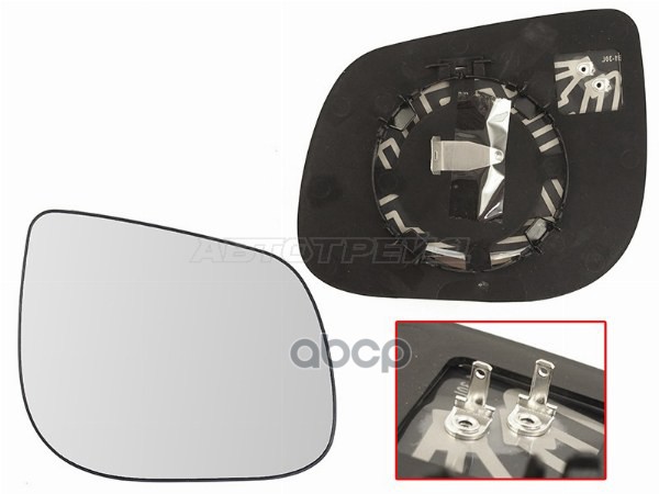 Полотно зеркала Kia Picanto 11-17 (Справа/ Обогрев/ сферическое) Sat арт. ST-121-0076