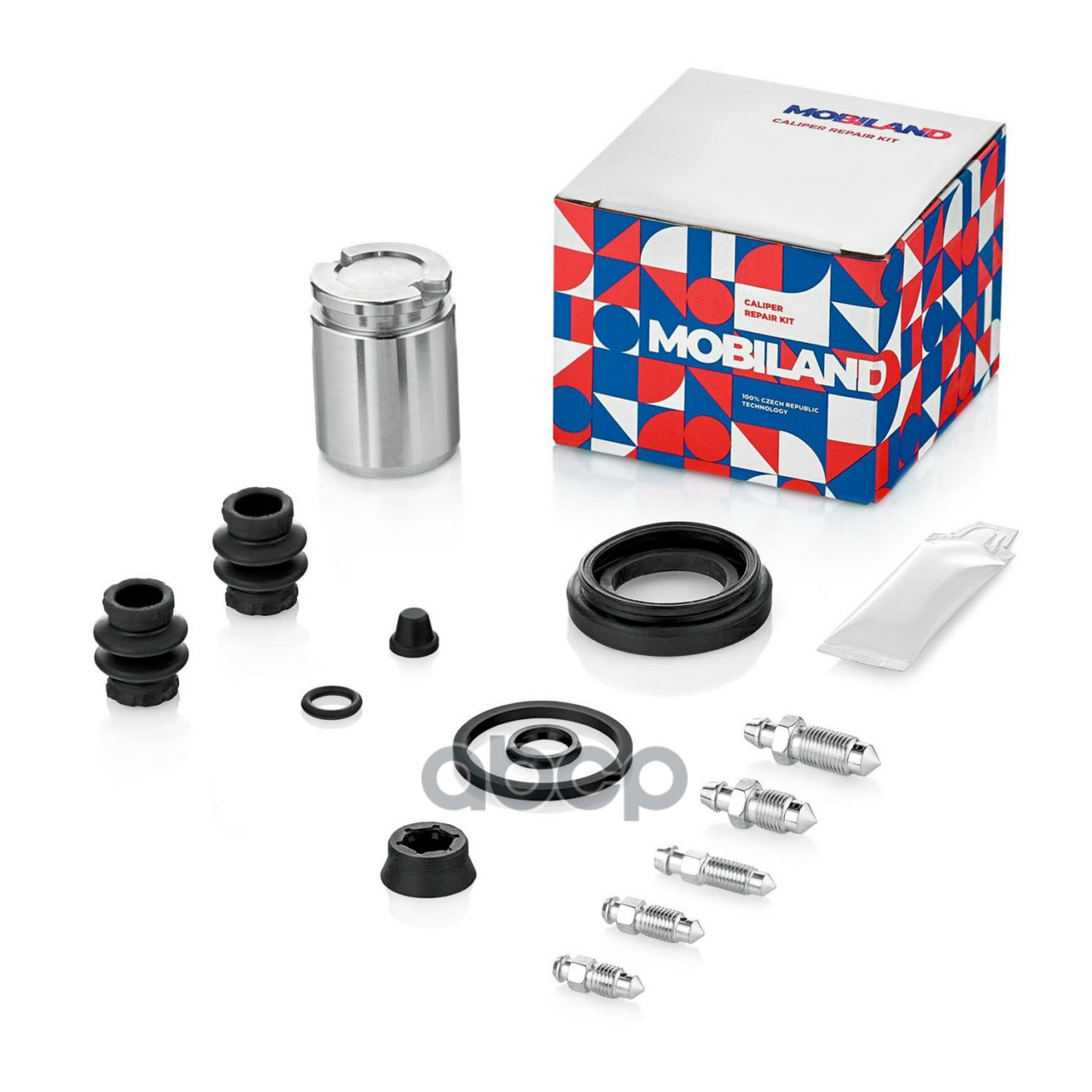 Ремкомплект суппорта заднего с поршнем и механизмом для а/м VW POLO V седан (602, 604, 612, 614), OP MOBILAND арт. 420220011