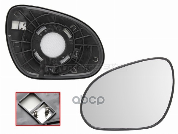 Полотно зеркала Hyundai Elantra 06-12 (Слева/ Обогрев) Sat арт. ST-HN28-940G-2