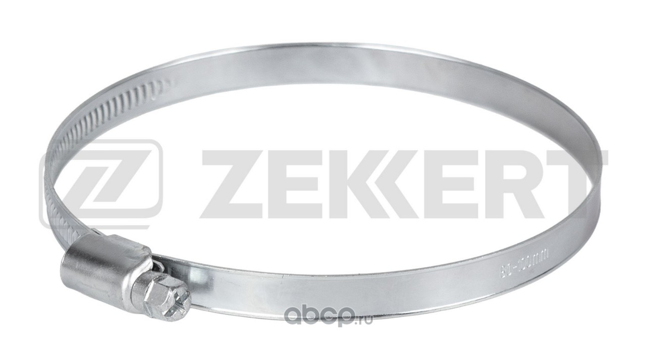 Zekkert BE5038 Хомут зажимной 80-100 мм (оцинк. сталь)