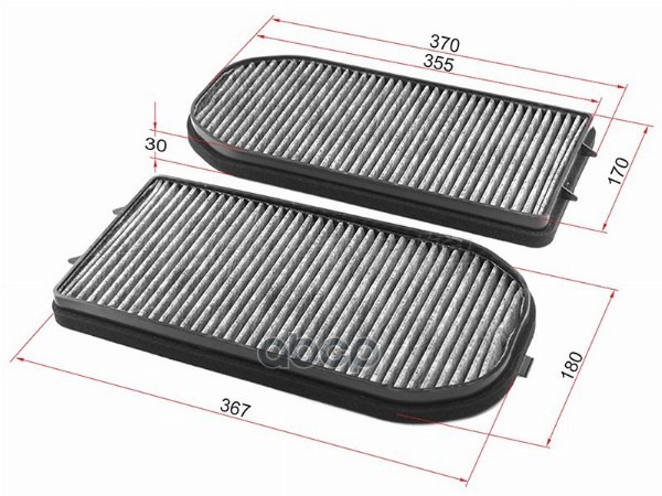 Фильтр салонный BMW 7-Series 94-01 Sat арт. ST-64319070072