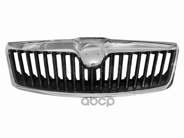 Решетка радиатора Skoda Octavia 08-13 (с хром молдингом) Sat арт. ST-SD26-093-A0