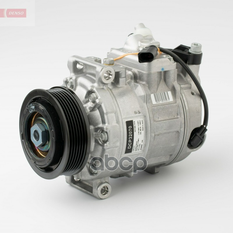 Компрессор кондиционера VW MULTIVAN V (7H, 7E) 2003=>/ TRANSPORTER V (7H, 7E, 7J) 2003=> Denso арт. DCP32070