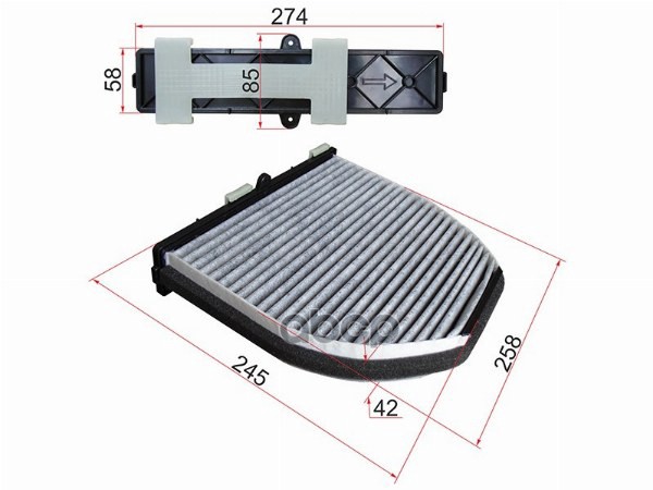 Фильтр салонный Mercedes-Benz C-Class 07-15 / E-Class 09-17 Sat арт. ST-A2048300018