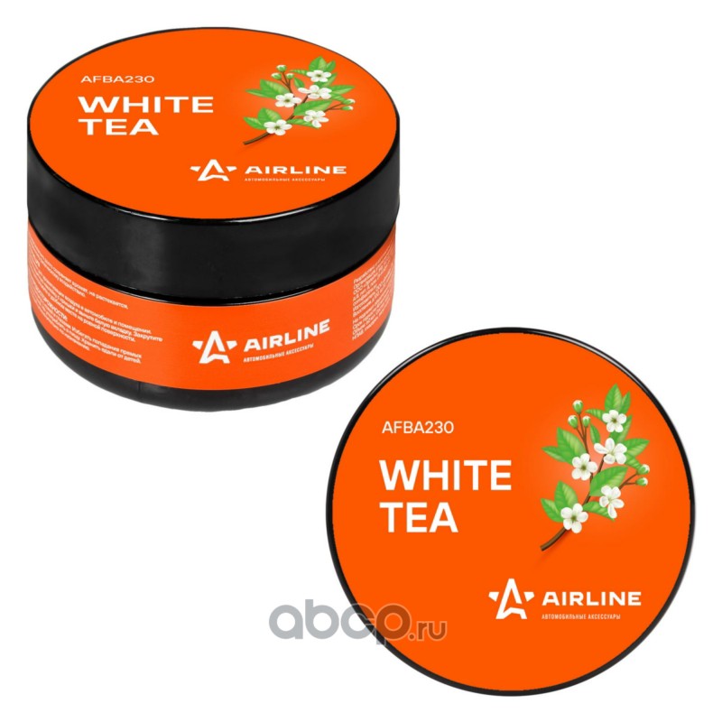 AIRLINE AFBA230 Ароматизатор-банка гелевый "Планета" WHITE TEA 60мл