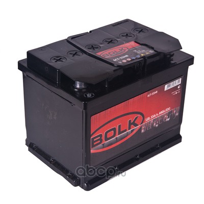 BOLK AB550 Аккумулятор 55 А/ч 450 А 12V Обратная полярн. стандартные клеммы