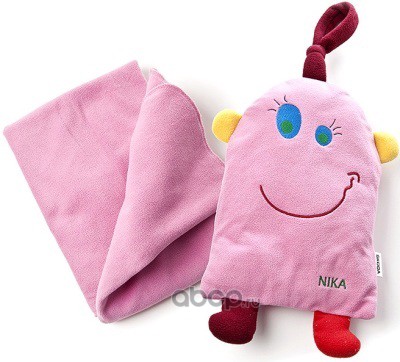 VAG 000084503A314 Детский набор из подушки с одеялом Skoda Travel cushion with blanket NIKA