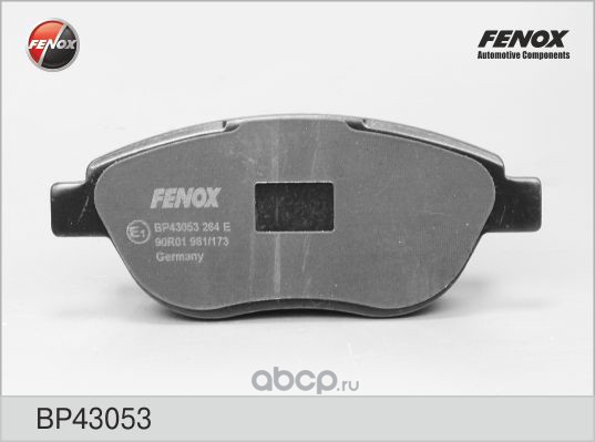 FENOX BP43053 Колодки тормозные передние