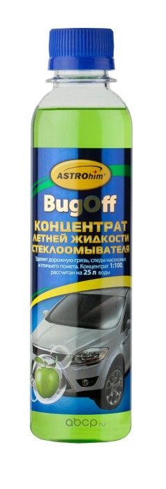 ASTROHIM АС410 Ас-410 Концентрат летней жидкости стеклоомывателя 1:100, 250 мл