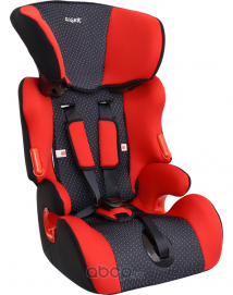 Siger КРЕС0045 Детское автомобильное кресло SIGER &quot;&quot;Космо&quot;&quot; красный, 1-12 лет, 9-36 кг, группа 1/2/3