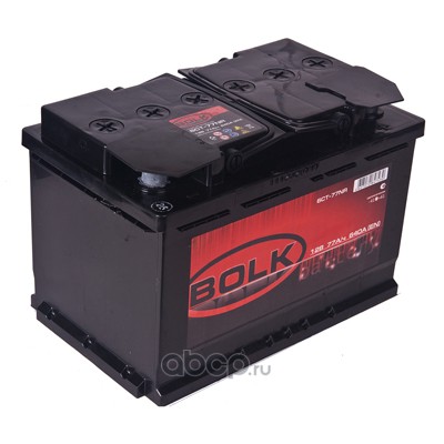 BOLK AB770 Батарея аккумуляторная 75А/ч 600А 12В обратная поляр. стандартные клеммы