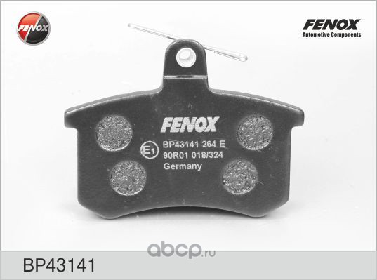 FENOX BP43141 Колодки тормозные задние