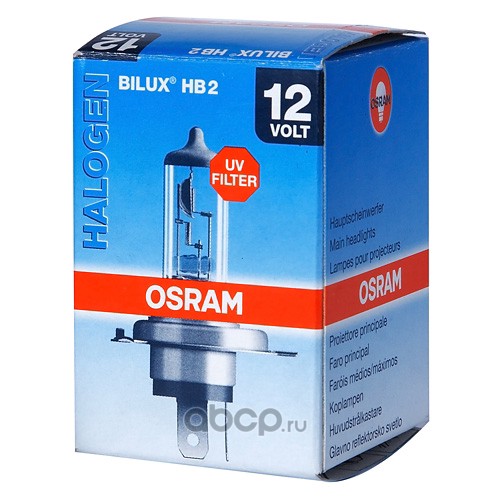 Osram 9003L Лампа накаливания, фара дальнего света