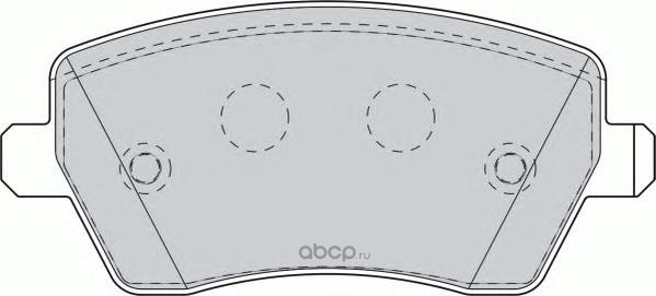 Ferodo FDB1617 Комплект тормозных колодок, дисковый тормоз