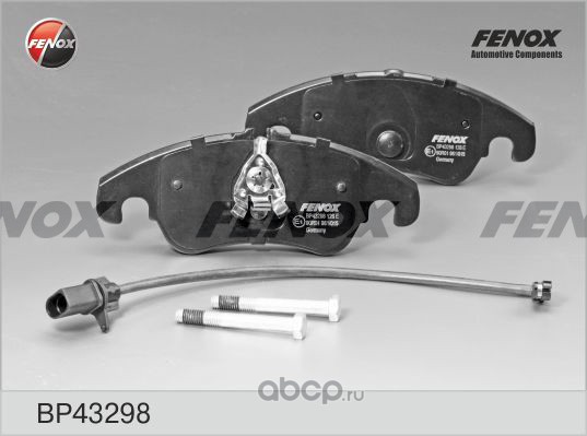 FENOX BP43298 Колодки тормозные передние