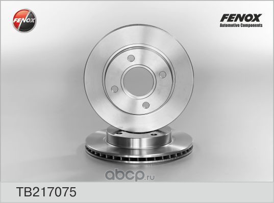 FENOX TB217075 Диск тормозной передний FORD Escort/Fiesta IV/Puma/Orion/KA