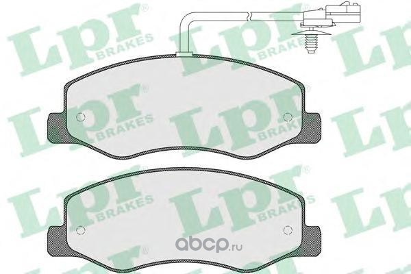 Lpr/AP 05P1570 Комплект тормозных колодок, дисковый тормоз