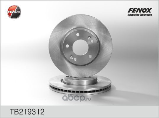 FENOX TB219312 Диск тормозной передний