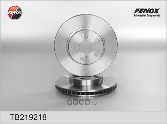 FENOX TB219218 Диск тормозной передний