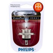 Philips 12342VPB1 Лампа 12V H4 60/55W +60% VisionPlus 1 шт. блистер