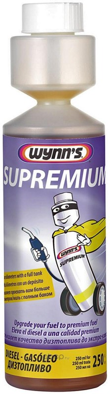 Wynns W22911 Присадка для дизтоплива Supremium 250 мл.
