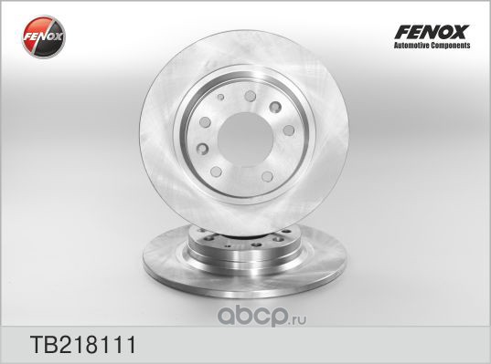 FENOX TB218111 Диск тормозной задний