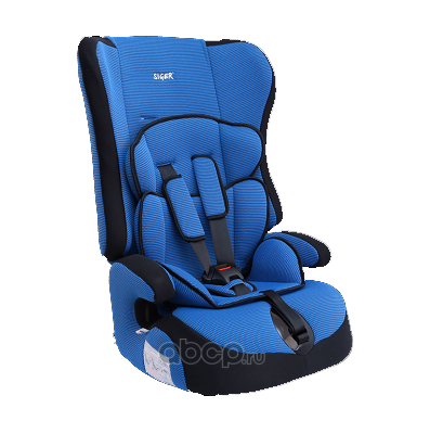 Siger КРЕС0005 Детское автомобильное кресло SIGER &quot;&quot;Прайм&quot;&quot; синий, 1-12 лет, 9-36 кг, группа 1/2/3