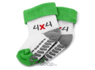 VAG 000084361B Носочки для малышей Skoda Baby Socks 4x4 размер: 12-14