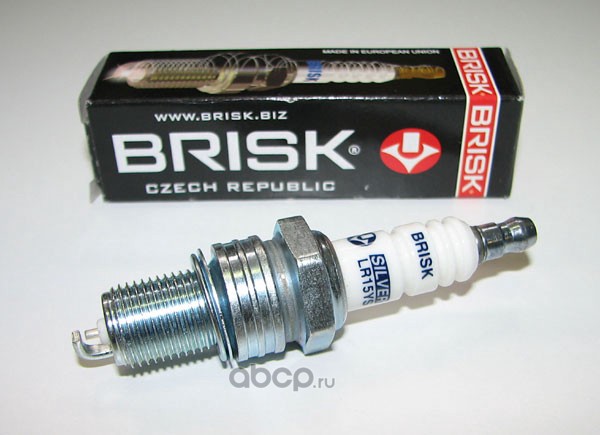 BRISK LR15YS Свечи зажигания LR 15 YS  LPG (SILVER) под Газ серебр. 8 клап.