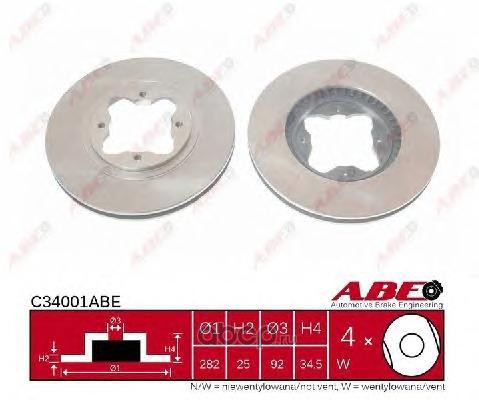ABE C34001ABE Тормозной диск