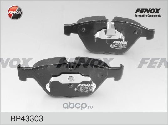 FENOX BP43303 Колодки тормозные передние
