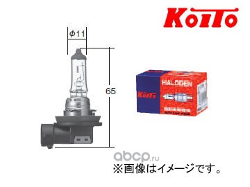Лампа галогеновая KOITO H11 PGJ19-2 12V 55W  1шт. 0110