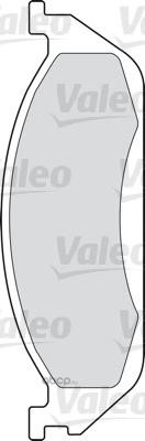 Valeo 598442 Brake Pad Set, disc brake