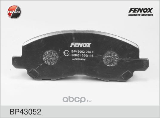 FENOX BP43052 Колодки тормозные передние